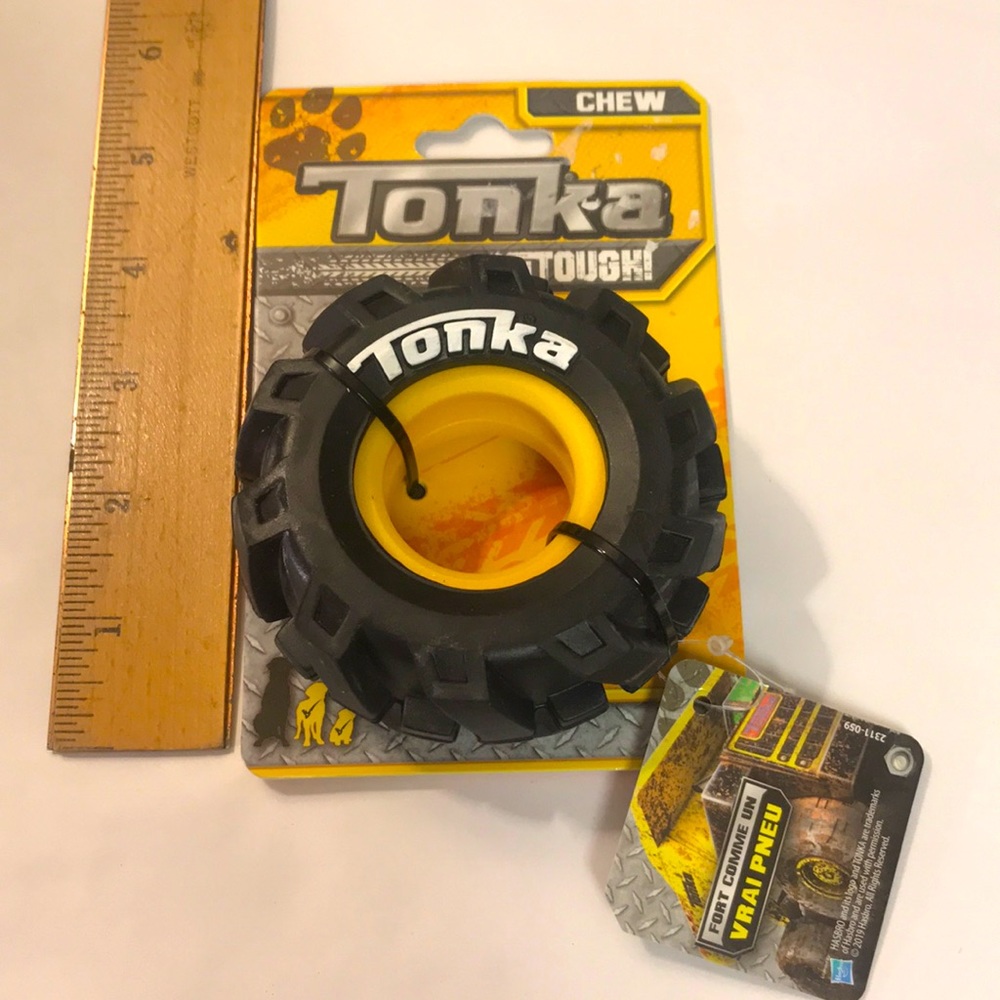 COPY - New Tonka Tough Strong as Real Tire 3” Dog Chew Toy
